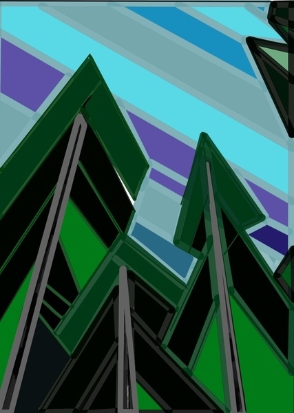 Glass Trees Print