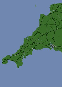 Cornwall Map