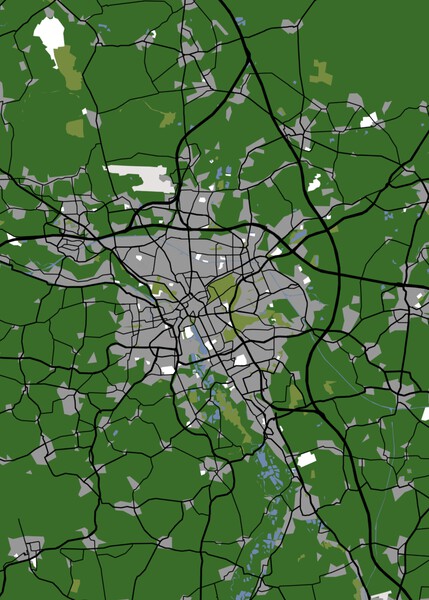 Hannover Map Print
