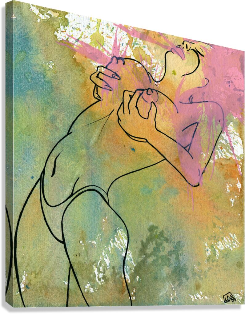 Pinking Canvas Print