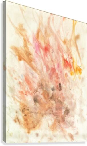 Frustration flames Canvas Print