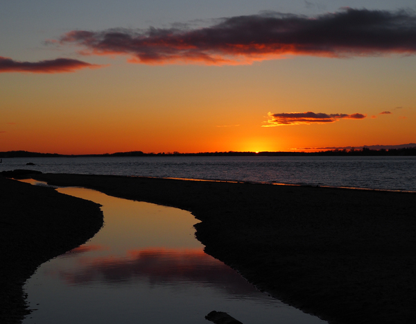 1 Sunset with Cloud by Adam M Bundy