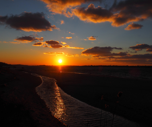 sunset in dec by Adam M Bundy
