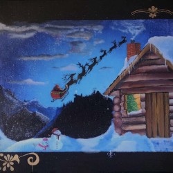 Santas Home for the Evening