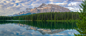 Mount Rundle   Johnson Lake 1