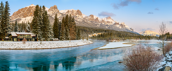 Bow River House Print