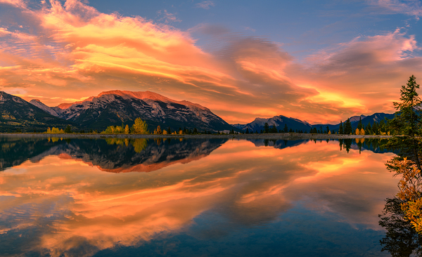 Rundle Forebay Arch 2 by Jim Wiebe
