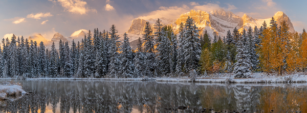 Spring Creek Snow 3 by Jim Wiebe