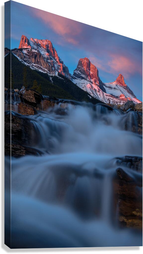 3 Sisters Creek Falls 2 Canvas Print
