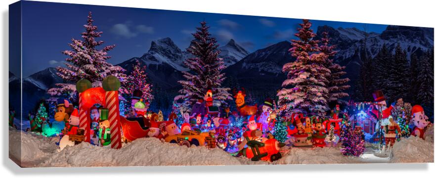 Christmas Display 2 Canvas Print