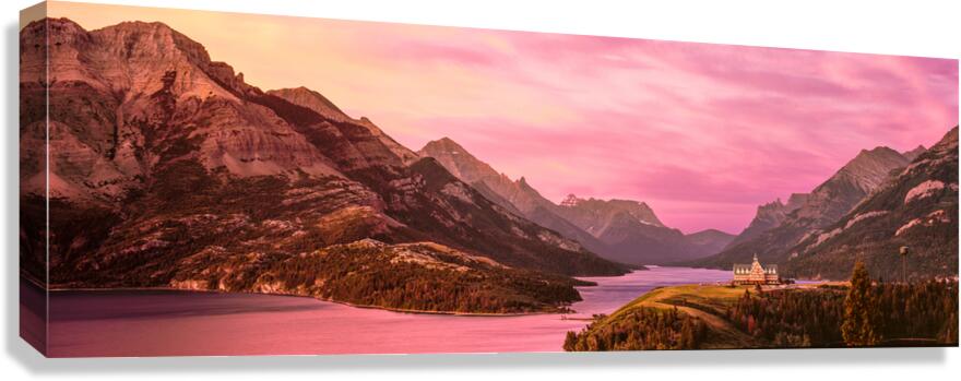 Waterton Lakes Canvas Print