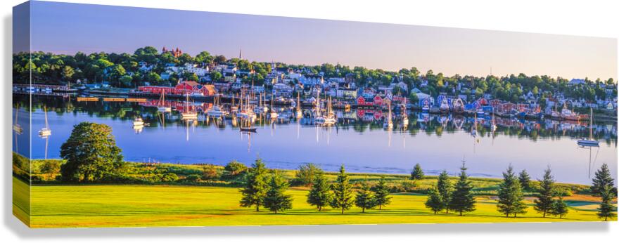 Lunenburg Harbour Canvas Print