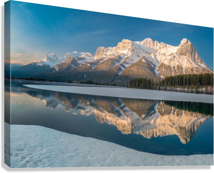 Mountain Reflection Canvas Print
