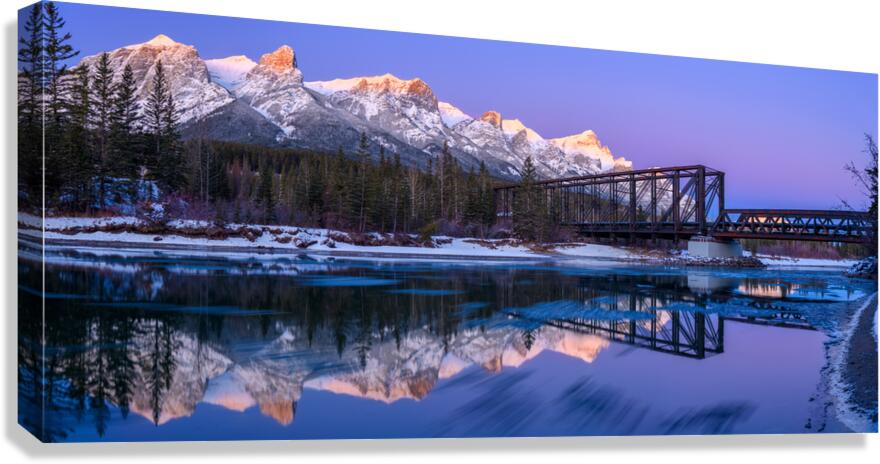 Rundle Rail Bridge 2 Canvas Print