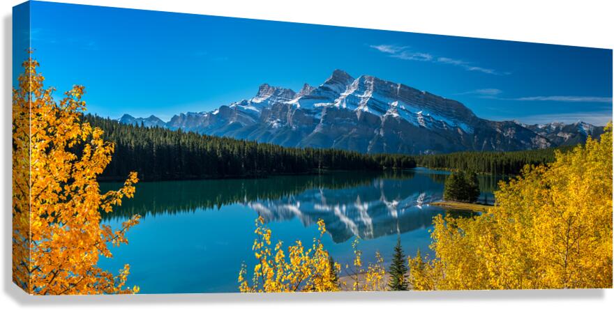 Two Jack Lake 2 Canvas Print