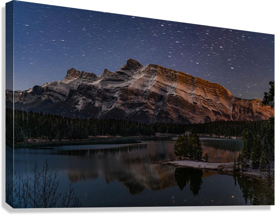 Two Jack Star Trails Canvas Print