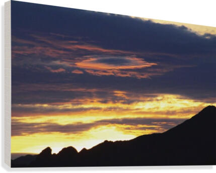 Sunset Swirls Canvas Print