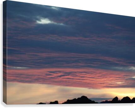 Sunset Mountains Canvas Print