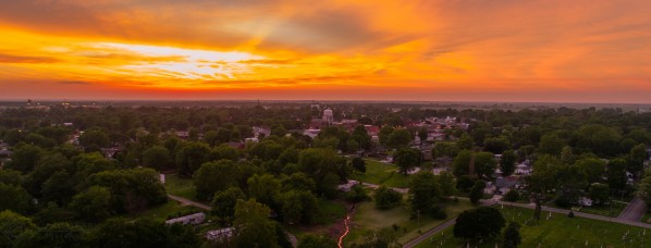 Rushville, IL Sunset Print