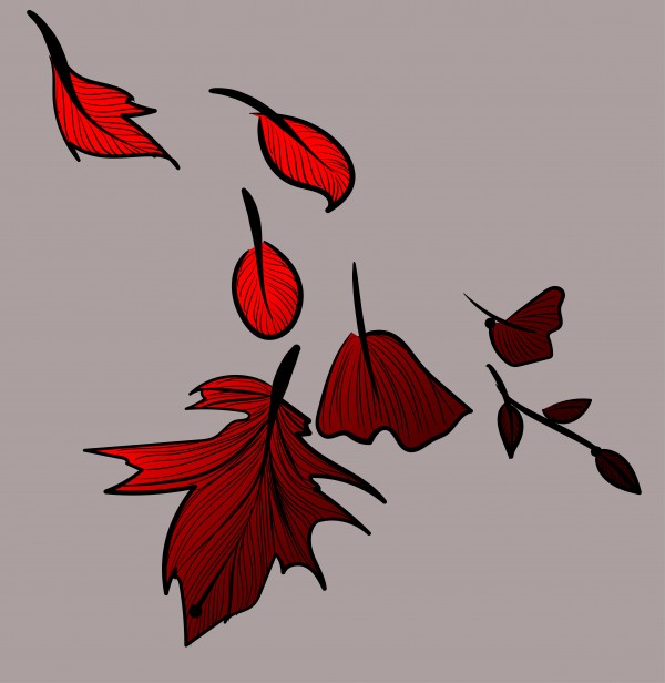 falling leaves Print