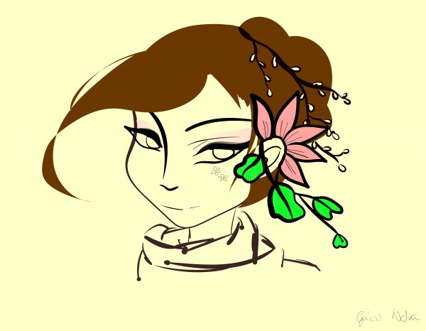spring portrait Print
