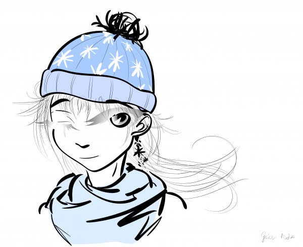 winter portrait Print