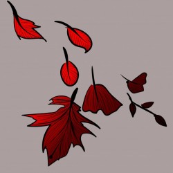 falling leaves