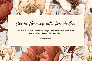 Romans 12:16 | Bible Verse Art | Wall Art