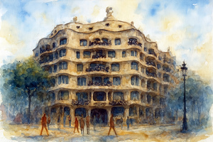 Casa Mila Architectural Marvel by Marian Voicu