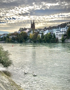 Rhine River Basel Switzerland