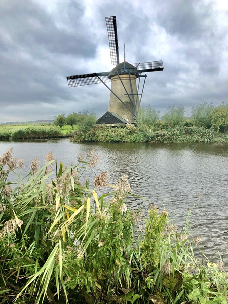 Kinderdijk Village The Netherlands by Tom Bromann