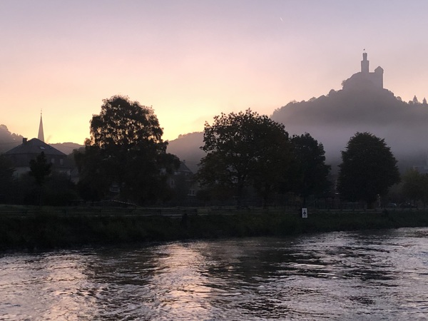 Marksburg Castle on the Rhine by Tom Bromann