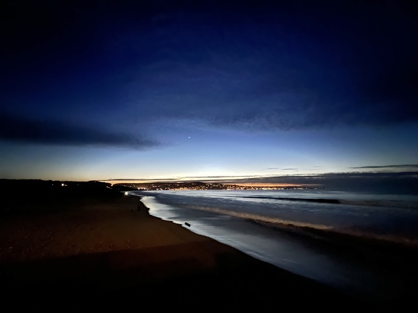 Monterey at night by Tom Bromann