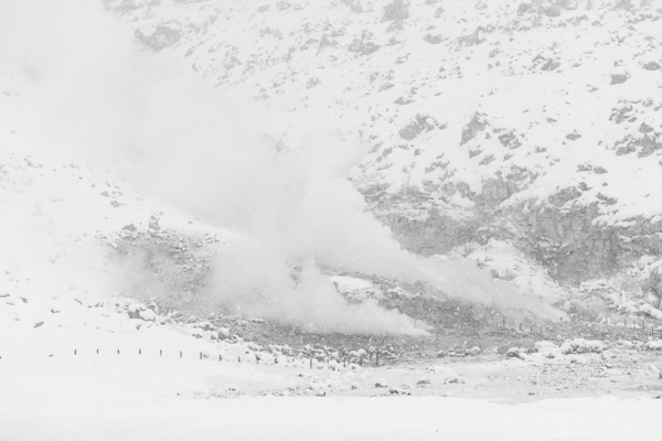 Winter Sulfur Mine  Print