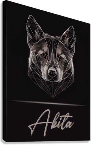 Akita Canvas Print