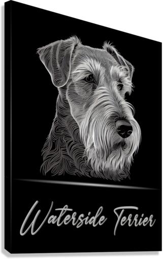 Waterside Terrier Canvas Print