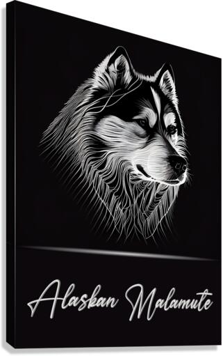 Alaskan Malamute Canvas Print