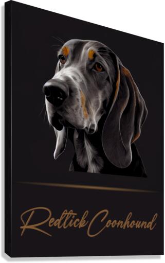 Redtick Coonhound Canvas Print
