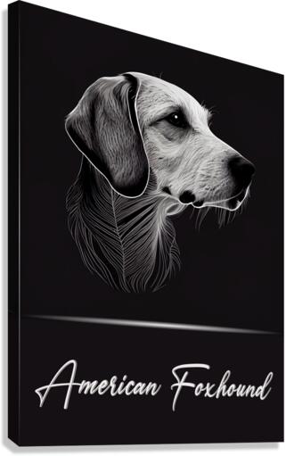 American Foxhound Canvas Print