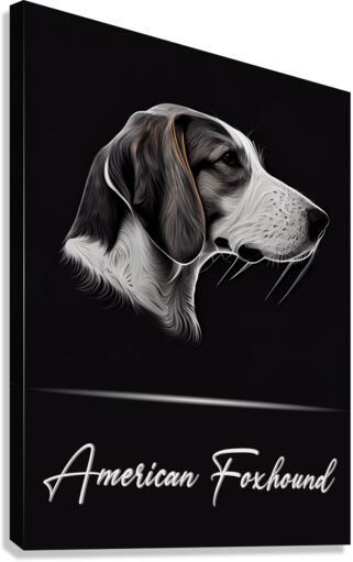 American Foxhound Canvas Print