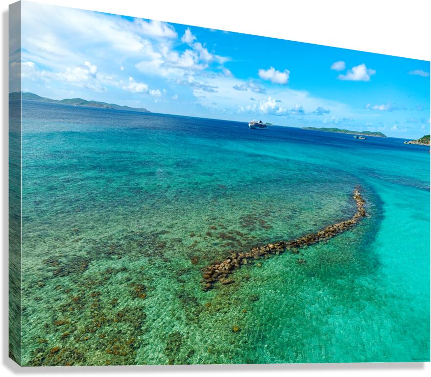 Crystal Reefway Canvas Print