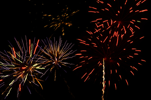 Rainbow Fireworks