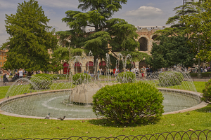 Verona Park by the Colesseum 