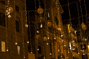 Golden Christmas Balls Florence