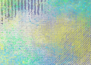 Pastel Abstract With Writing 