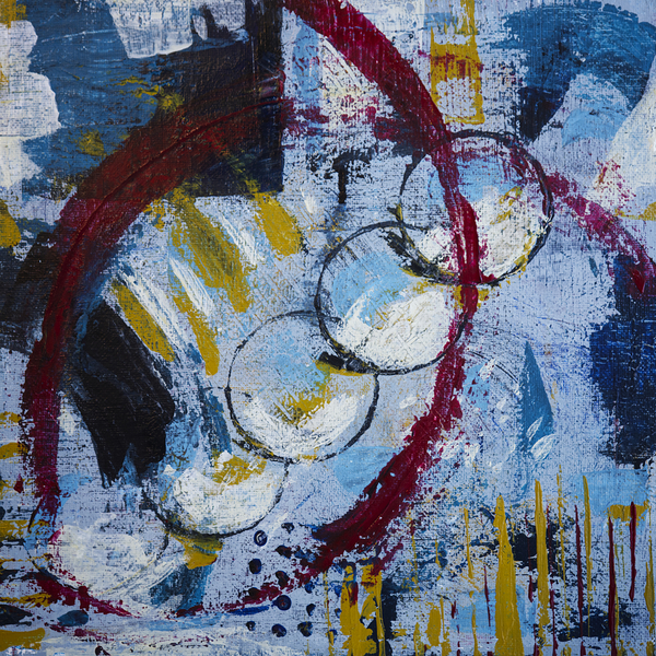 Abstract Number 0530 Circles  Print