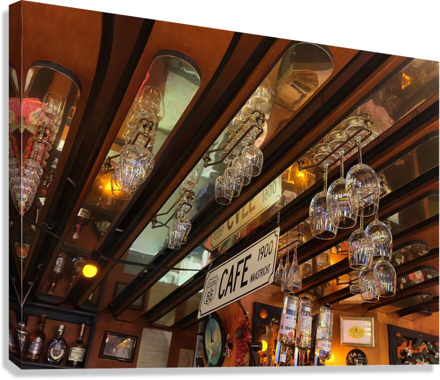 Cafe 1900 Maastricht NL Canvas Print