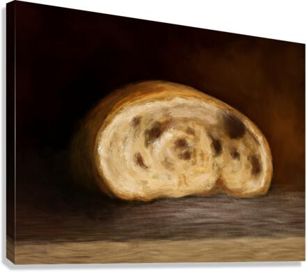 Half  Loaf of Bread  Canvas Print