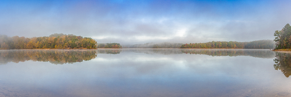 Morning Fog at McGhees Mill Print