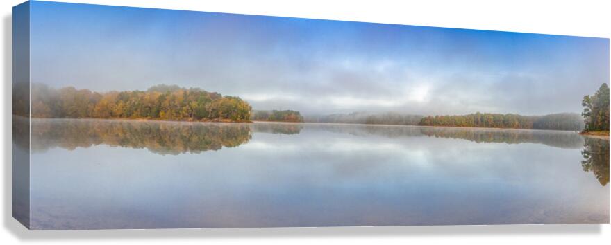 Morning Fog at McGhees Mill Canvas Print